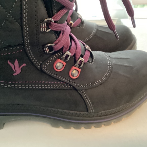 Santana Canada Leather & Wool Blend Mid Winter Boot (Women) 10M - Picture 11 of 13